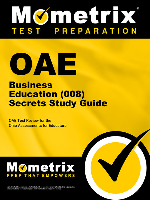 Title details for OAE Business Education (008) Secrets Study Guide by OAE Exam Secrets Test Prep Staff - Available